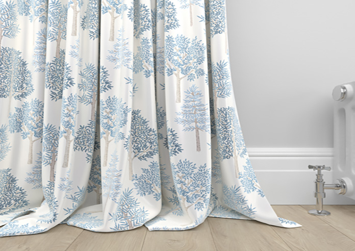 Coppice Faux Silk, Jean - Made to Measure Curtain - Image 6